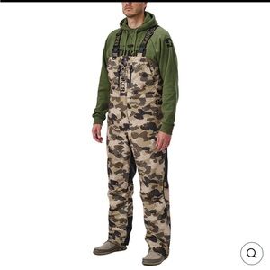 Striker Mens DENALI INSULATED RAIN BIB - PHASE TERRAIN Camouflage Bib Overalls L